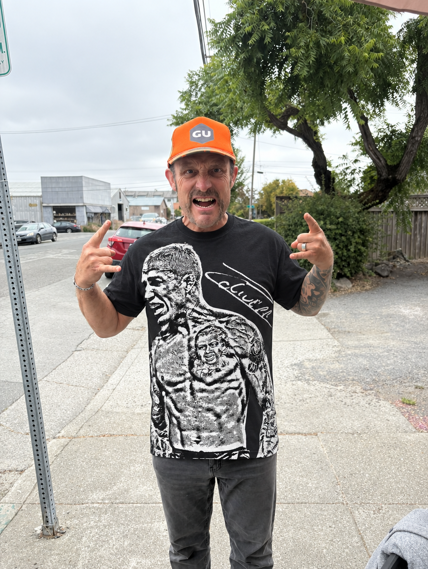 Customer wearing CHARLES OLIVEIRA III