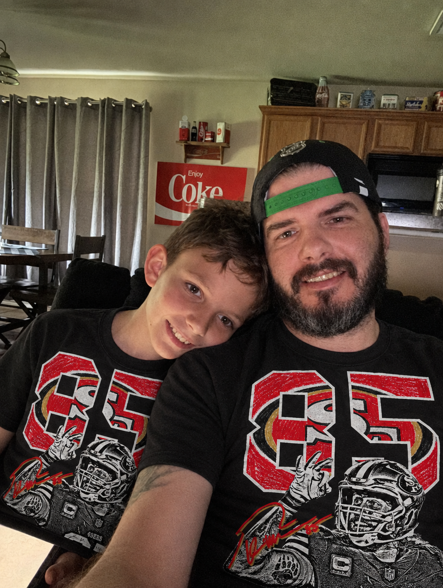 Customer wearing GEORGE KITTLE