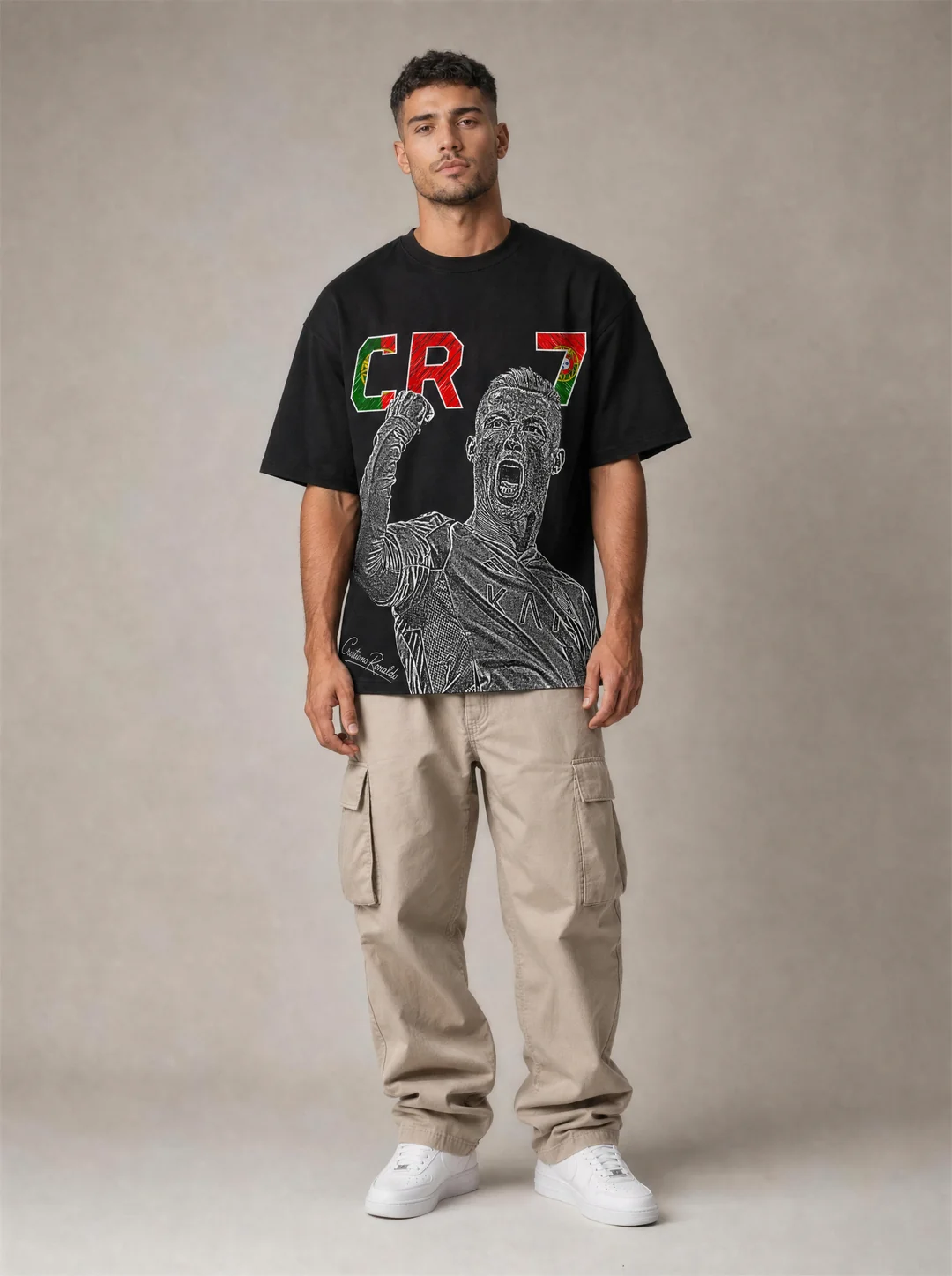 CR7 oversized graphic tee