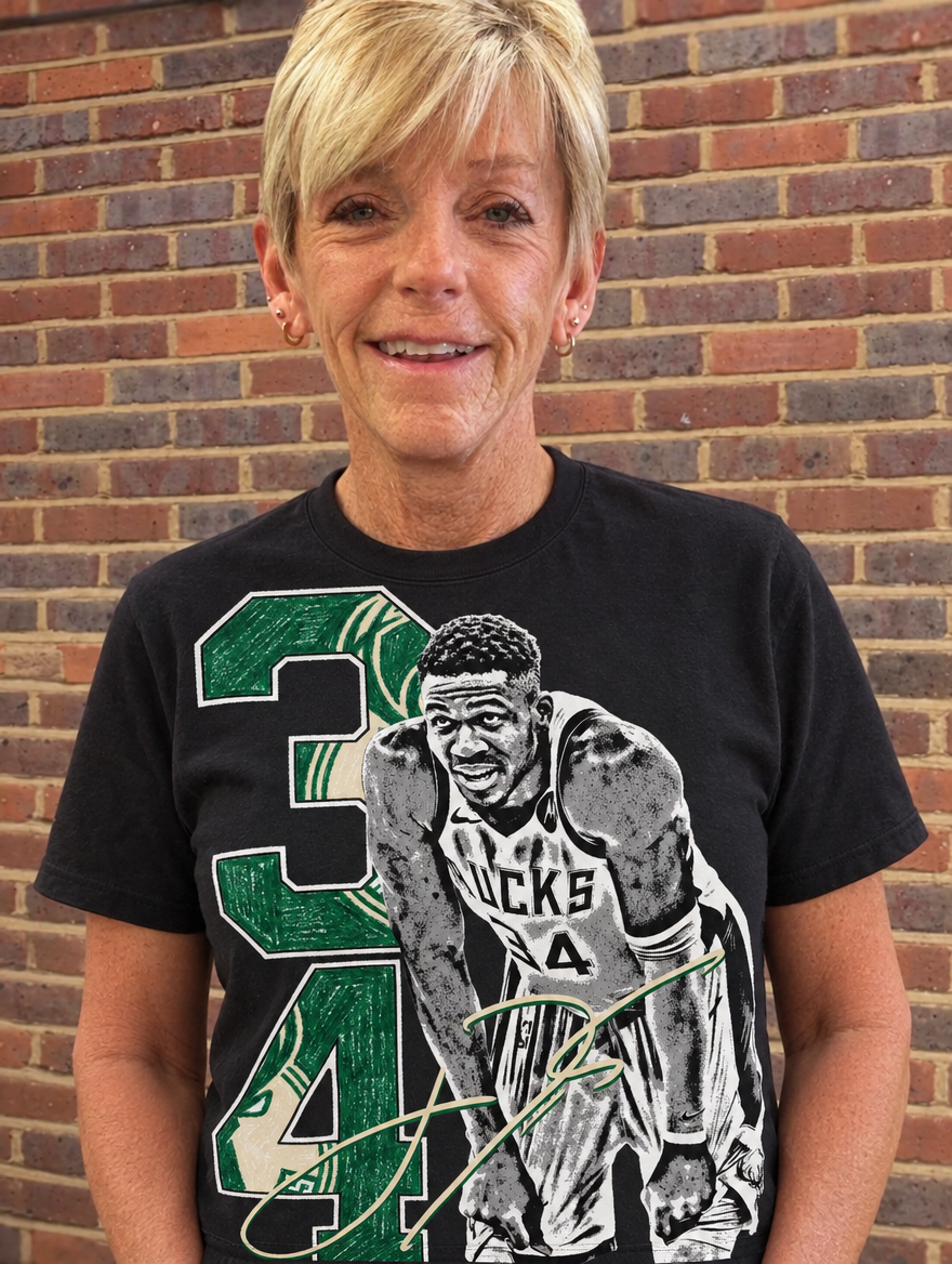 Customer wearing GIANNIS ANTETOKOUNMPO