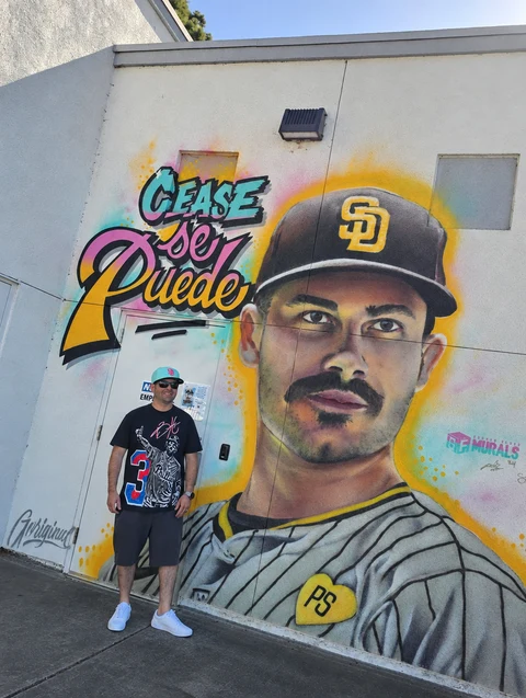 Real customer wearing the BRYCE HARPER tee