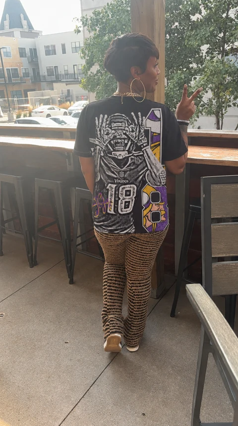 Real customer wearing the PANENCA tee tee