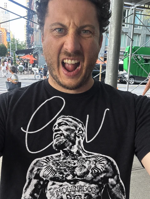 Real customer wearing the CONOR MCGREGOR III tee