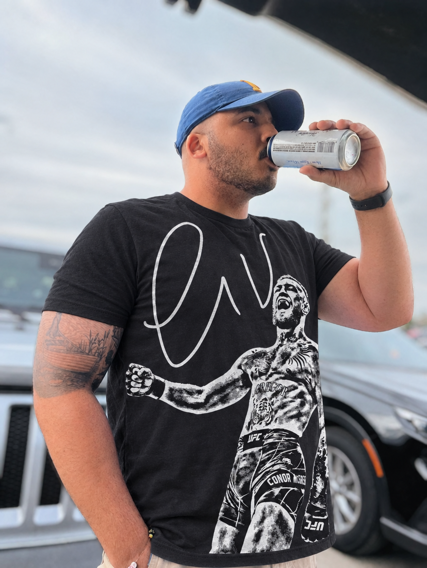 Customer wearing CONOR MCGREGOR II